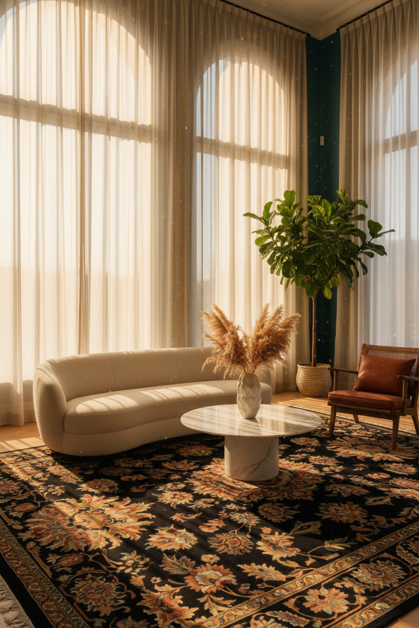Teal Open Plan - Portrait