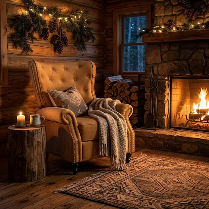 Tufted Recliner — Cozy Evening Armchair