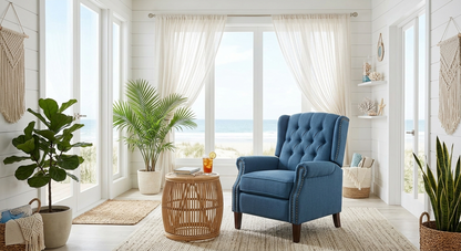 Tufted Recliner — Cozy Evening Armchair