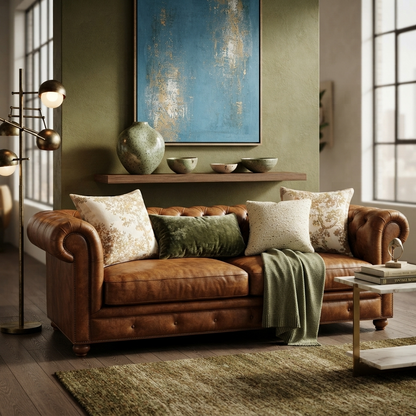 Botanical Embroidered Cushion Cover – Soluné Natural Edition