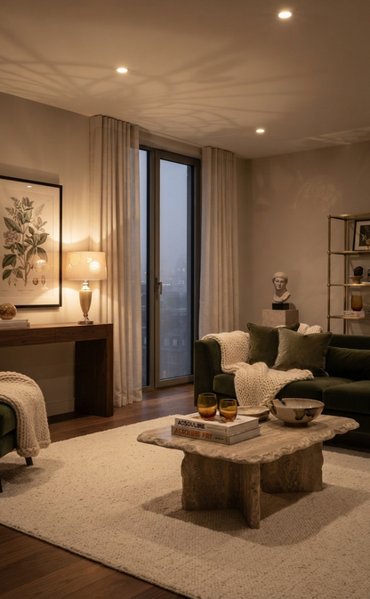 Champagne Bloom Cut‑Out Lamp