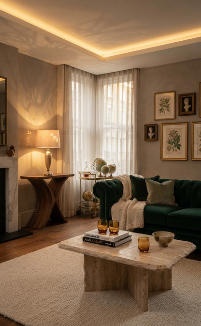 Champagne Bloom Cut‑Out Lamp
