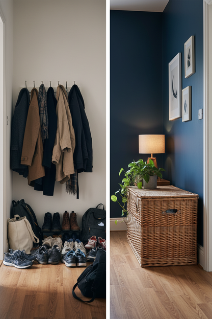 Wicker Storage Trunk with Lid & Leather Straps | Natural Willow | Extra Large Blanket Box