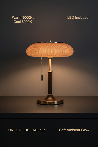 Matsutake Table Lamp — Retro French Medieval Style | Warm Ambient Glow