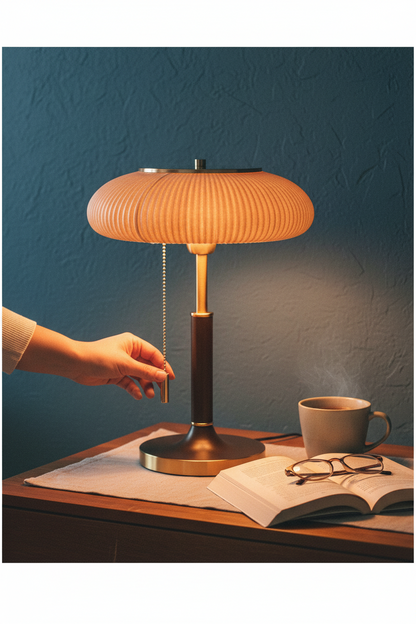 Matsutake Table Lamp — Retro French Medieval Style | Warm Ambient Glow