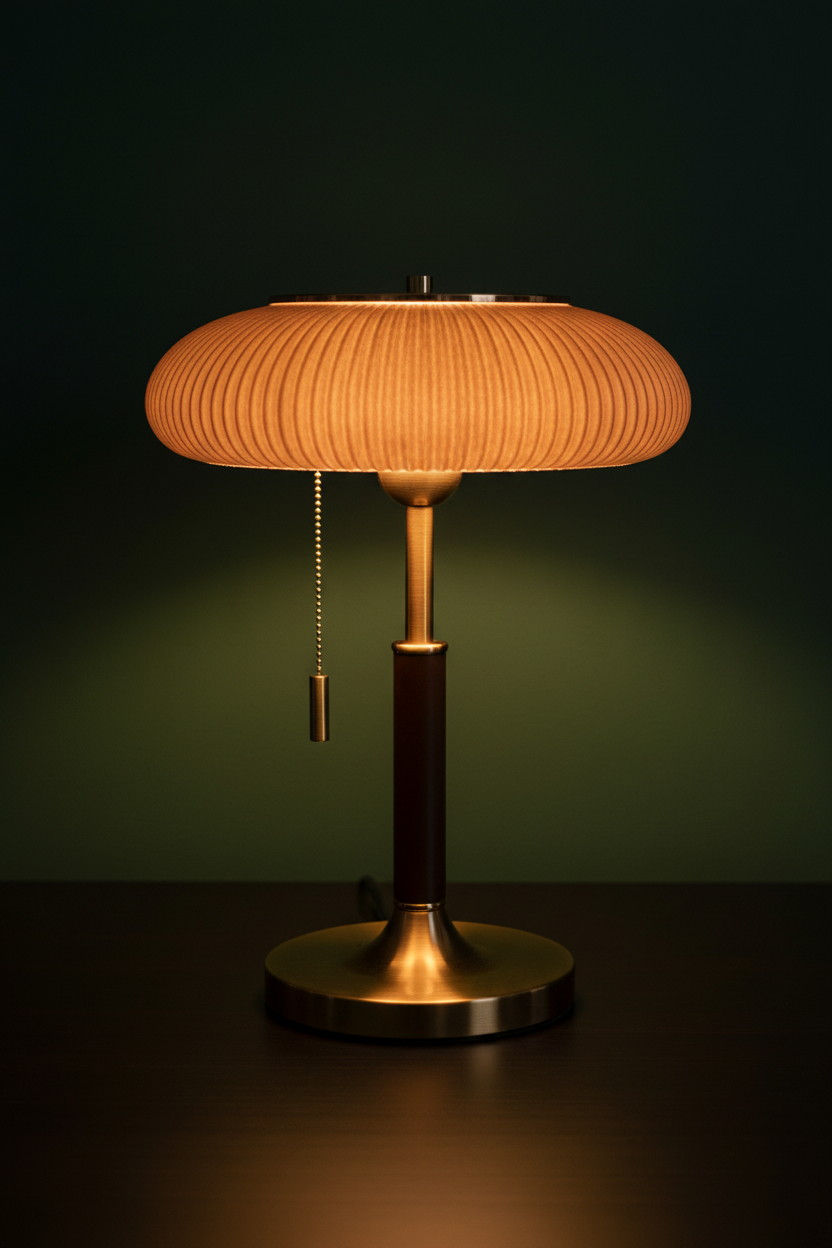 Matsutake Table Lamp — Retro French Medieval Style | Warm Ambient Glow