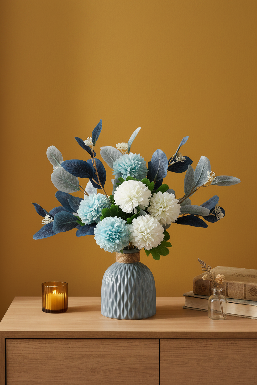 Blue Hydrangea — Portrait Extended
