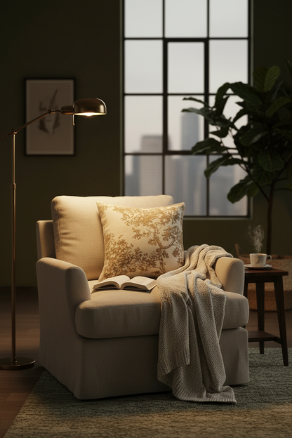 Botanical Cushion – Reading Nook