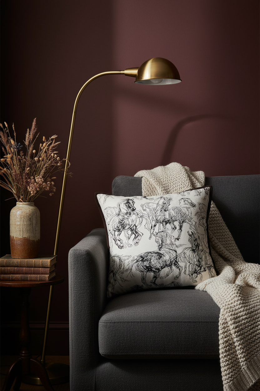 Embroidery Cushion Covers | Lace Detail & Black Piping