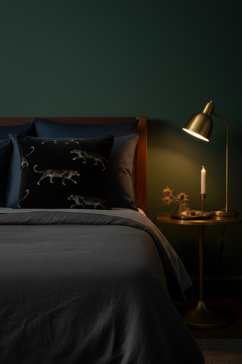 Embroidery Cushion Covers | Lace Detail & Black Piping
