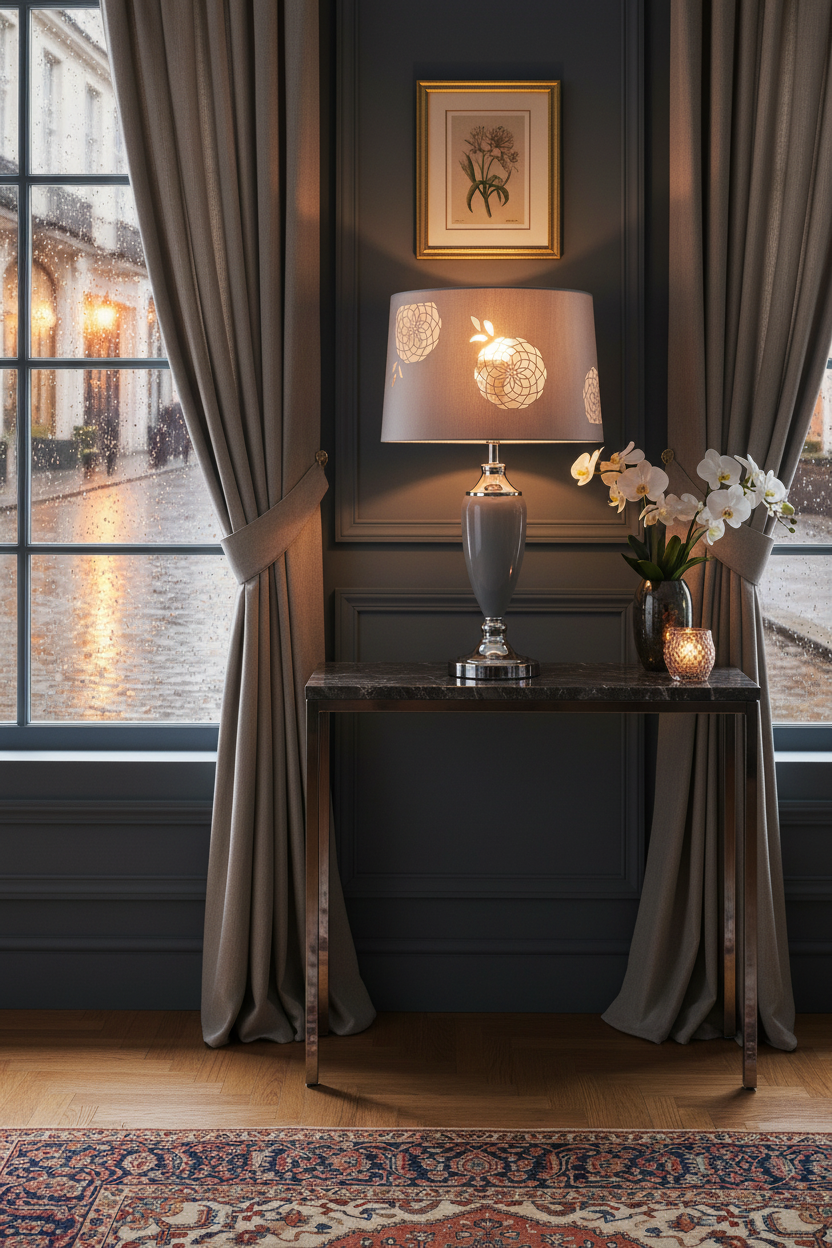 Malham Bloom Lamp – Rainy French Window
