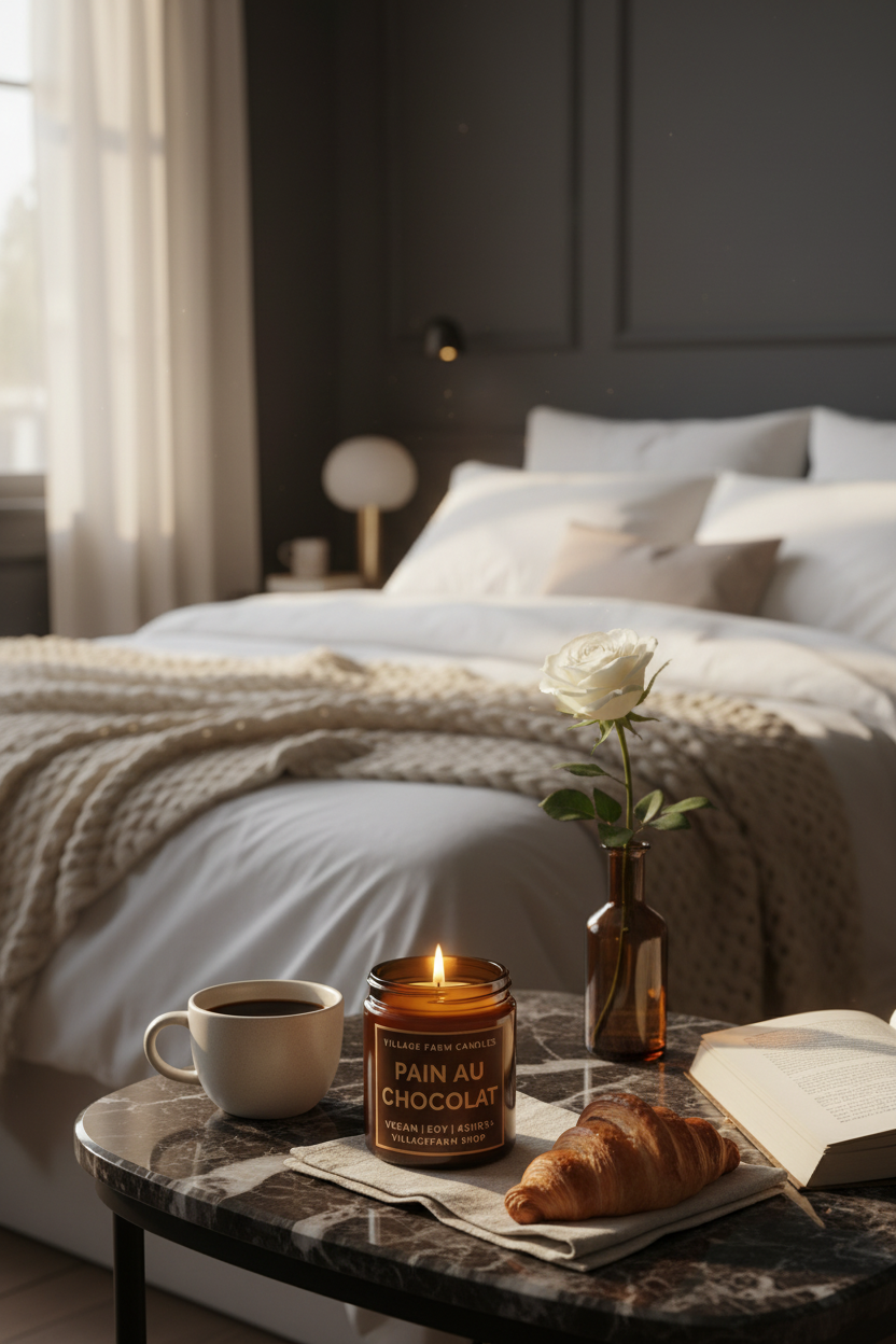 Pain Au Chocolat Candle – Bedroom Morning