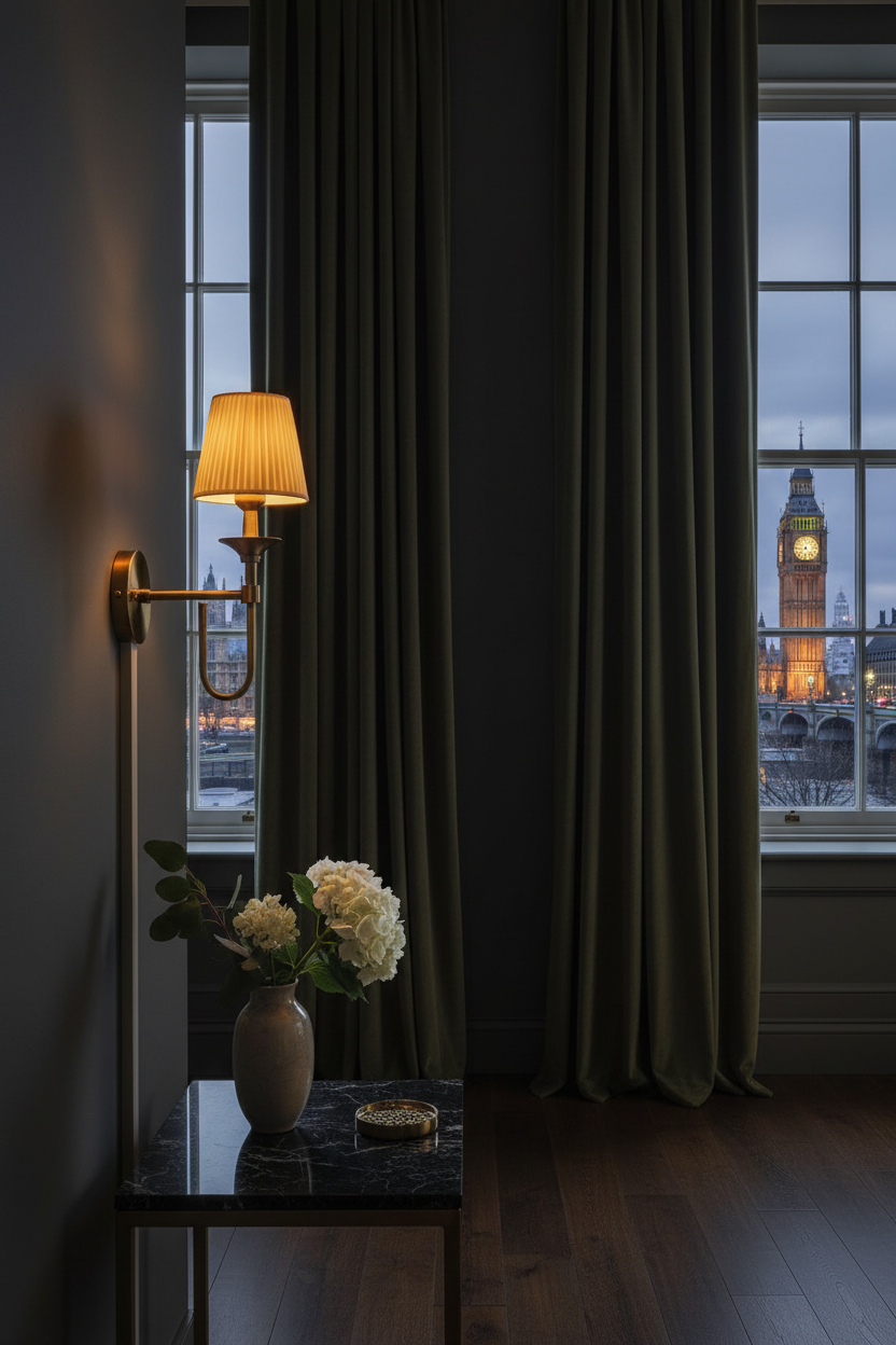 Plug‑In Wall Sconce – Warm Ambient Lighting