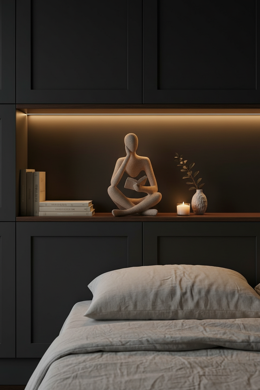 Reading Woman – Bedroom Shelf